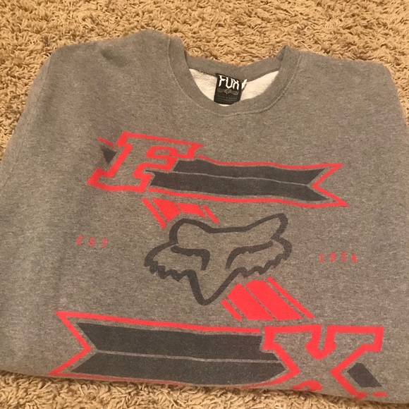 Fox Other - Grey Crewneck sweater (Men’s)
